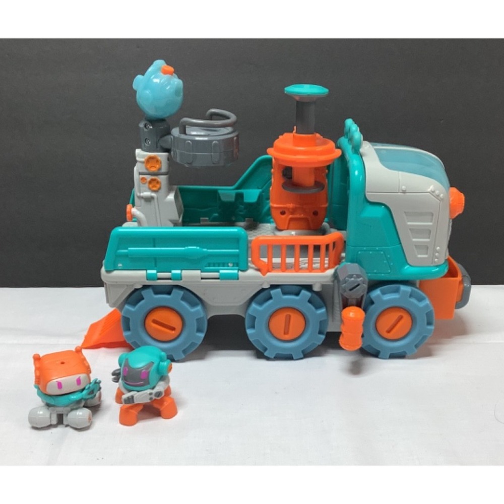 PJ Masks Romeo Bot Builder Preschool Toy Vehicle Robot Factory Truck w/Bots